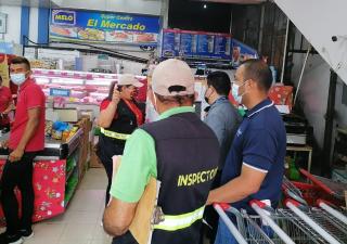 Coclé verifica medidas de bioseguridad en el comercio 