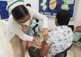 Bocas del Toro continua la aplicación de la vacuna de refuerzo