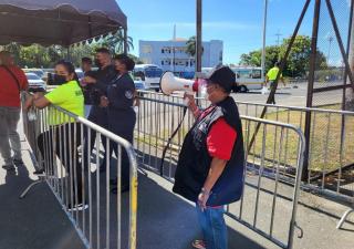 Realizan operativo de bioseguridad en el Estadio Rommel Fernández 