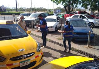 Promueven protección en días de asueto en la terminal de Chitré 
