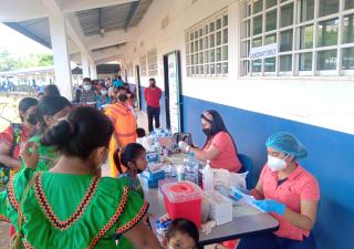 Refuerzan atenciones médicas durante gira de trabajo en Comarca Ngäbe-Buglé 