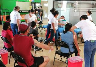 Jornada de vacunación en la Gran Terminal de Albrook 