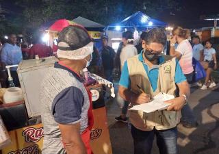 Continúan los operativos de vigilancia en la feria de La Chorrera.