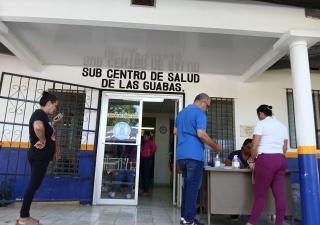 Gira de salud en la Guabas, distrito de Los Santos 