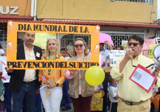 Conmemoran "Día de la Prevención del Suicidio" en comunidades del distrito de San Miguelito