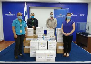 MINSA recibe donación de insumos por parte de Clinton Health Access Initiative INC. 