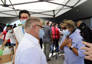 Redoblan bioseguridad en centro de acopio del Parque Omar