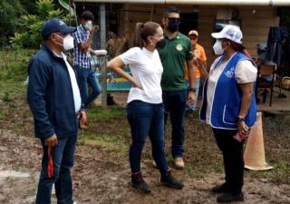 Autoridades en Panamá Oeste intervienen áreas afectadas por inundaciones