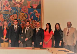 Ministros firman el “Pacto nacional de responsabilidad social público privado y Derechos Humanos 2020-2030”.