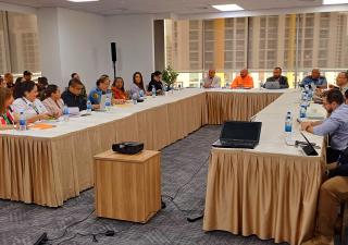 Reunión del Gabinete de Riesgo Interinstitucional para la Organización del Simulacro Nacional de Octubre 2025