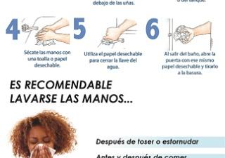 ASI ES COMO SE LAVAN LAS MANOS