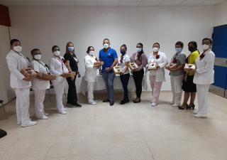 Enfermeras de la Región de Salud de Los Santos celebran su día 