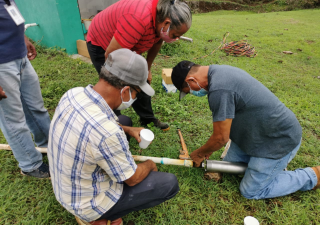 Mejoras al servicio de agua potable en Los Santos