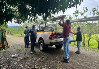 Acueductos afectados por inundaciones en Tonosí reciben donación de insumos 