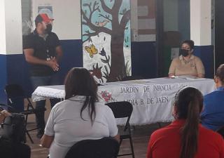 Ofrecen capacitación sobre medidas de bioseguridad en escuelas santeñas 