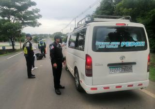 Verifican transporte colectivo en Pedasí