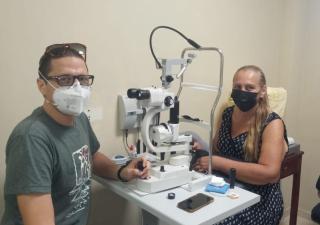 Todo un éxito resultó la jornada de detección temprana del glaucoma en Las Tablas