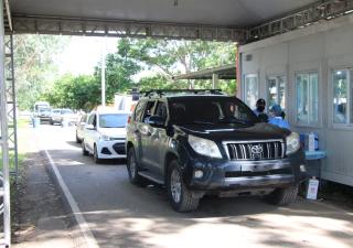 Cierra auto rápido de la Feria de Azuero y se habilita puesto de vacunación en Las Tablas 
