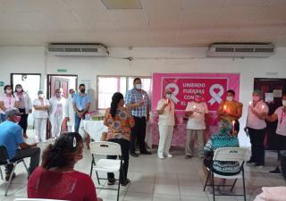 Los Santos fortalece campaña “Uniendo fuerzas contra el cáncer”