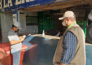 Verifican medidas sanitarias y de bioseguridad en más de cien establecimientos en Los Santos 