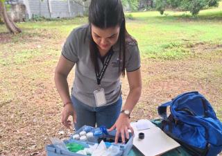 Minsa en Kuna Yala realizó actividades en el marco de la campaña de la cinta rosada y celeste