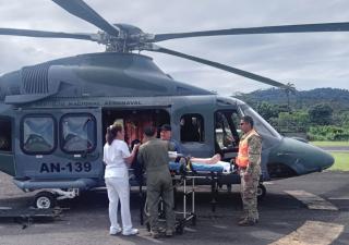 Acción conjunta entre Minsa y Senan permite traslado oportuno de paciente desde la Comarca Ngäbe Buglé