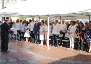 Minsa y el despacho de la Primera Dama colocan la primera palada para la ampliación de la Sala de Salud Mental en el HSMA
