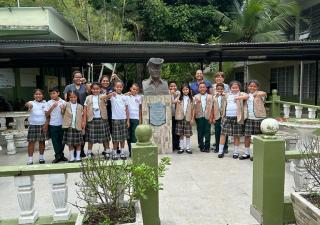  Juramentan a grupo caza mosquitos de la escuela Bilingüe Omar Torrijos