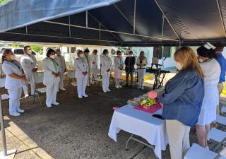 Enfermeras homenajeadas por su compromiso y loable labor