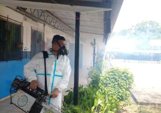 Control de vectores realiza nebulizaciones en varios puntos de la capital 