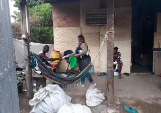 Equipo de Salud metropolitano continúa las acciones en el sector de Kuna Nega