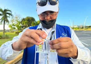 Equipo de Salud verifica cumplimiento de normas, calidad de agua y de productos alimenticios en ruta del carnaval capitalino