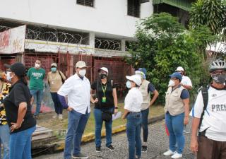 Operativo de trazabilidad y entrega de mascarillas en Bethania