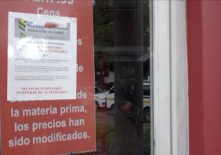 Cierre temporal de restaurante de comida asiática en el corregimiento de Balboa