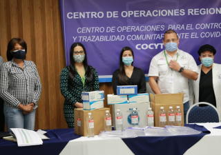 Donaciones de insumos para el equipo de trazabilidad