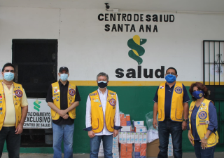 Centros de Salud de Santa Ana, Curundú y Calidonia reciben mascarillas por parte del Club de Leones