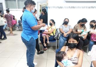 Operativo interregional en el corregimiento de Cativá en Colón