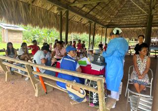 Gira integral de salud dirigido a docente de Río Rita en Colón