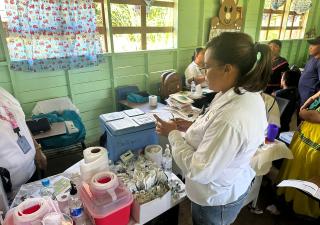 Gira médica integral en la comunidad de Ceiba en Bocas del Toro