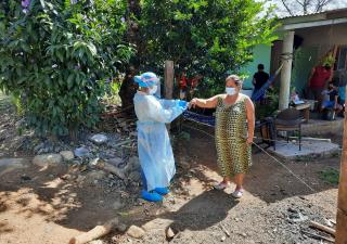 Equipos de Salud monitorean a pacientes positivos  