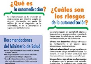 MINSA promociona uso racional de medicamentos
