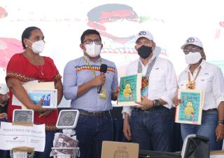 Minsa entrega equipos e insumos médicos en la Comarca Ngabe-Buglé durante GTC número 100