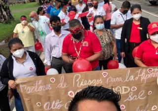 Región de Salud Ngäbe-Buglé, realiza campaña alusiva al Dia contra la Hipertensión