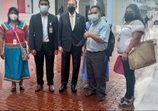 Director regional de Salud en la comarca Ngäbe se reúne con el presidente Cortizo