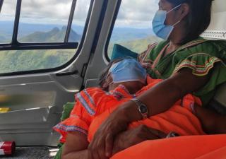 Realizan evacuación de paciente desde la comarca Ngäbe-Buglé