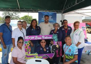 La región de salud de Panamá Norte, realiza feria de salud conmemorando el Día Internacional de la Mujer.