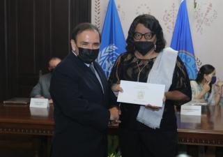Realizan acto para sello conmemorativo a los 120 años de la OPS