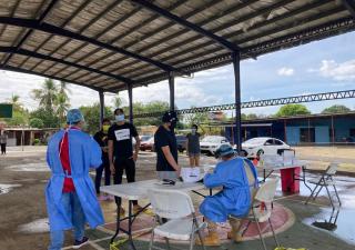 Continúan realizado hisopados en Panamá Este