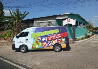 Promoción de la salud realiza perifoneos promoviendo la Semana de Vacunación en las Américas en Panamá Este