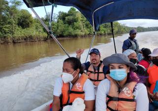 Jornada de vacunación en Isla Chepillo, Panamá Este